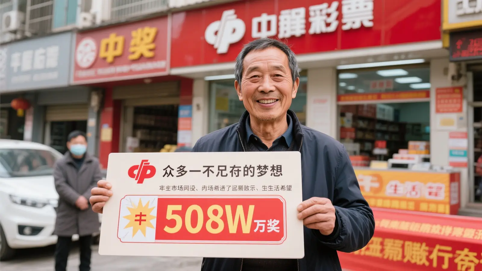 台风天生意人喜获508万福彩大奖，解救燃眉之急！